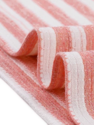 Cheibear Women's Sleepwear Short Sleeve T-Shirt With Shorts Stripe Couple Pajama Sets - Image 5