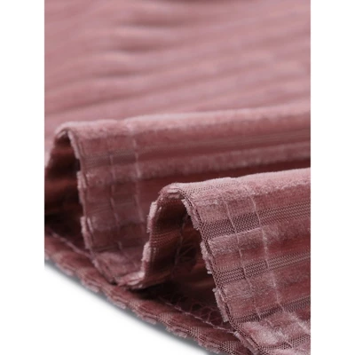 Cheibear Womens Velvet Nightgowns With Robe Lace Trim Loungewear Pajama Sets - Image 5