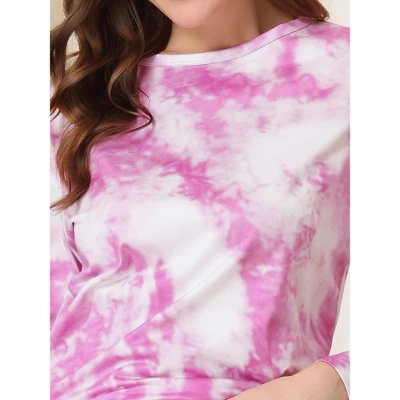 Cheibear Womens Sleepwear Crew Neck Christmas Nightwear With Pants Loungewear Pajama Set - Image 3